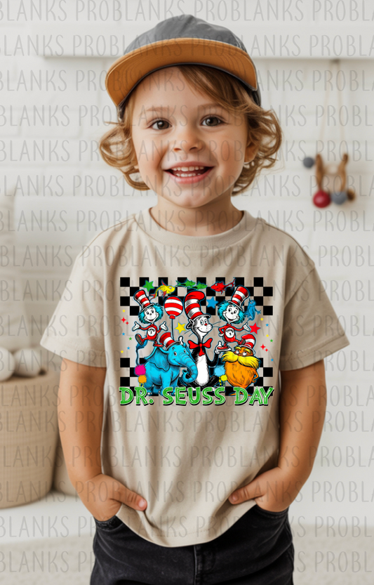 Colorful Seuss Day #6341 - Ready to Press DTF Transfer Full Color