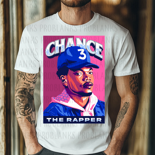 Chance The Rapper #6362 - Ready to Press DTF Transfer Full Color