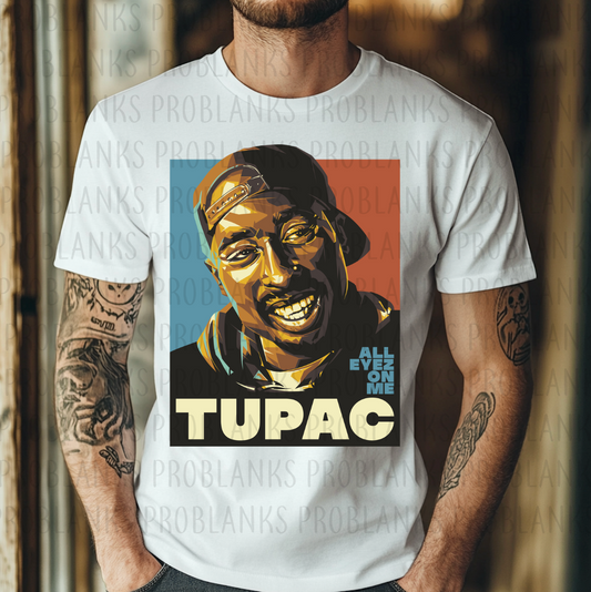 Tupac #6366 - Ready to Press DTF Transfer Full Color