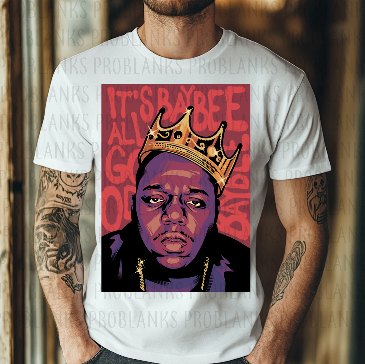 The Notorious BIG #6374 - Ready to Press DTF Transfer Full Color