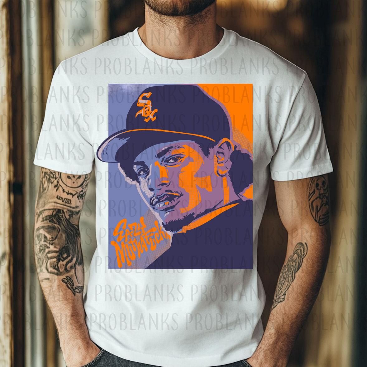 Eazy E #6373 - Ready to Press DTF Transfer Full Color