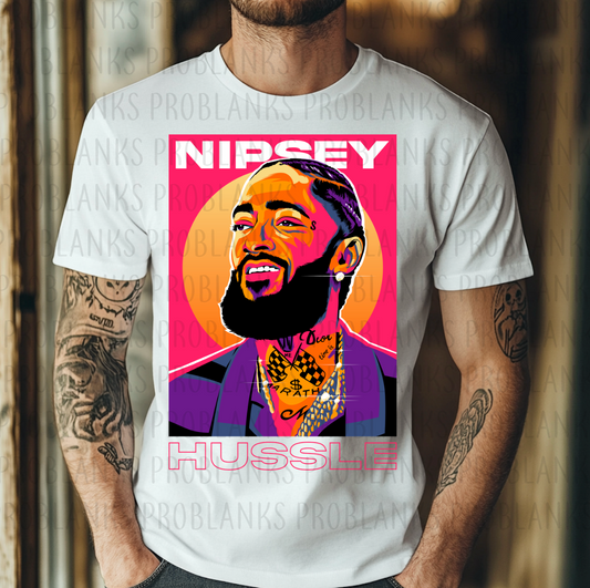 Nipsey Hussle #6372 - Ready to Press DTF Transfer Full Color