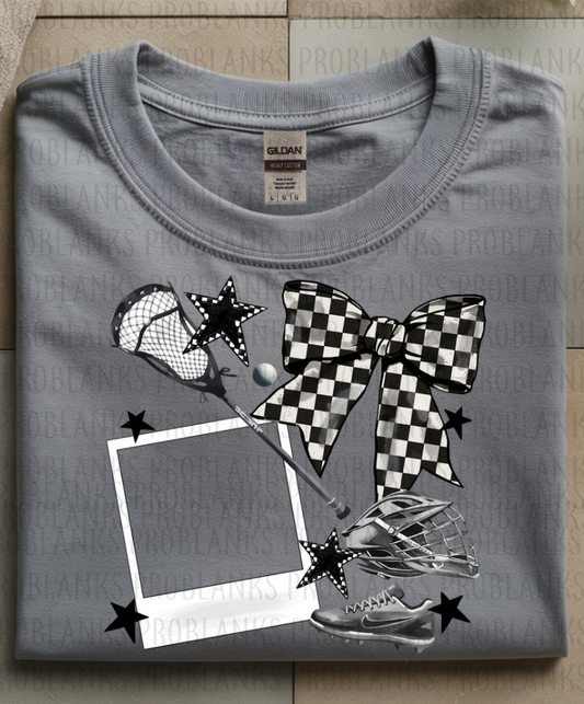 Lacrosse Photo Frame #6378 - Ready to Press DTF Transfer Full Color