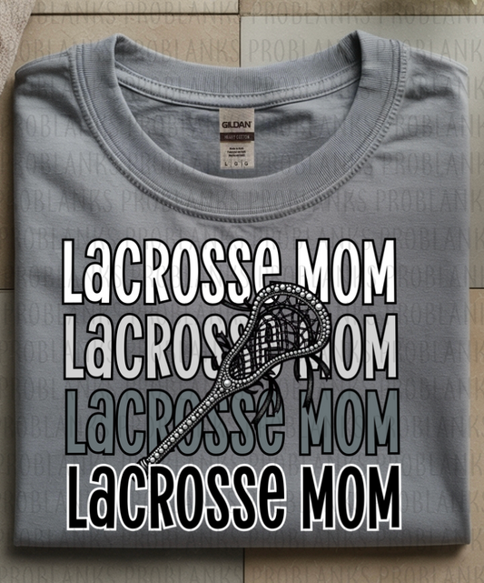 Lacrosse Mom #6380 - Ready to Press DTF Transfer Full Color