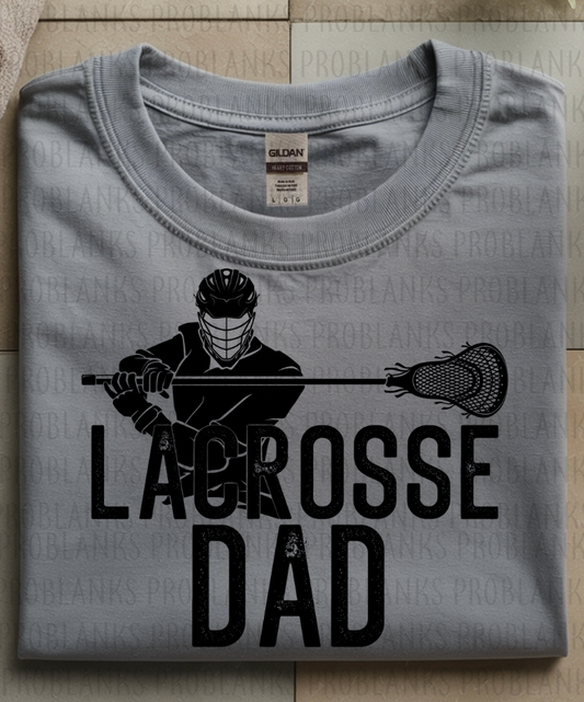 Lacrosse Dad #6384 - Ready to Press DTF Transfer Full Color