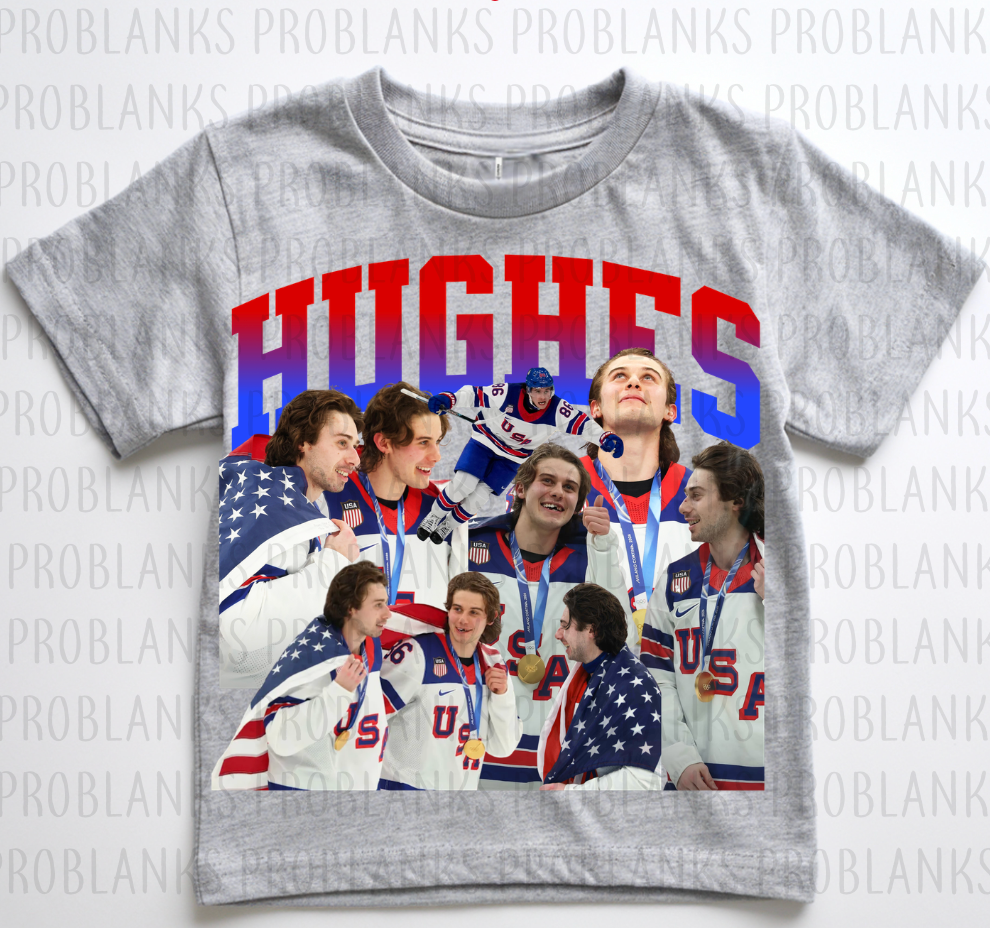 Jack Hughes Collage #6392 - Ready to Press DTF Transfer Full Color