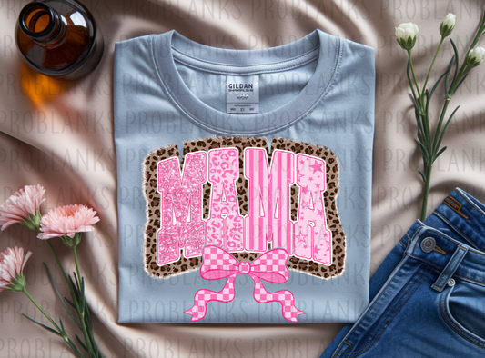 Pink & Animal Print #6457 - Ready to Press DTF Transfer Full Color