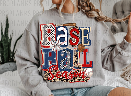 Baseball Season #6483 - Ready to Press DTF Transfer Full Color