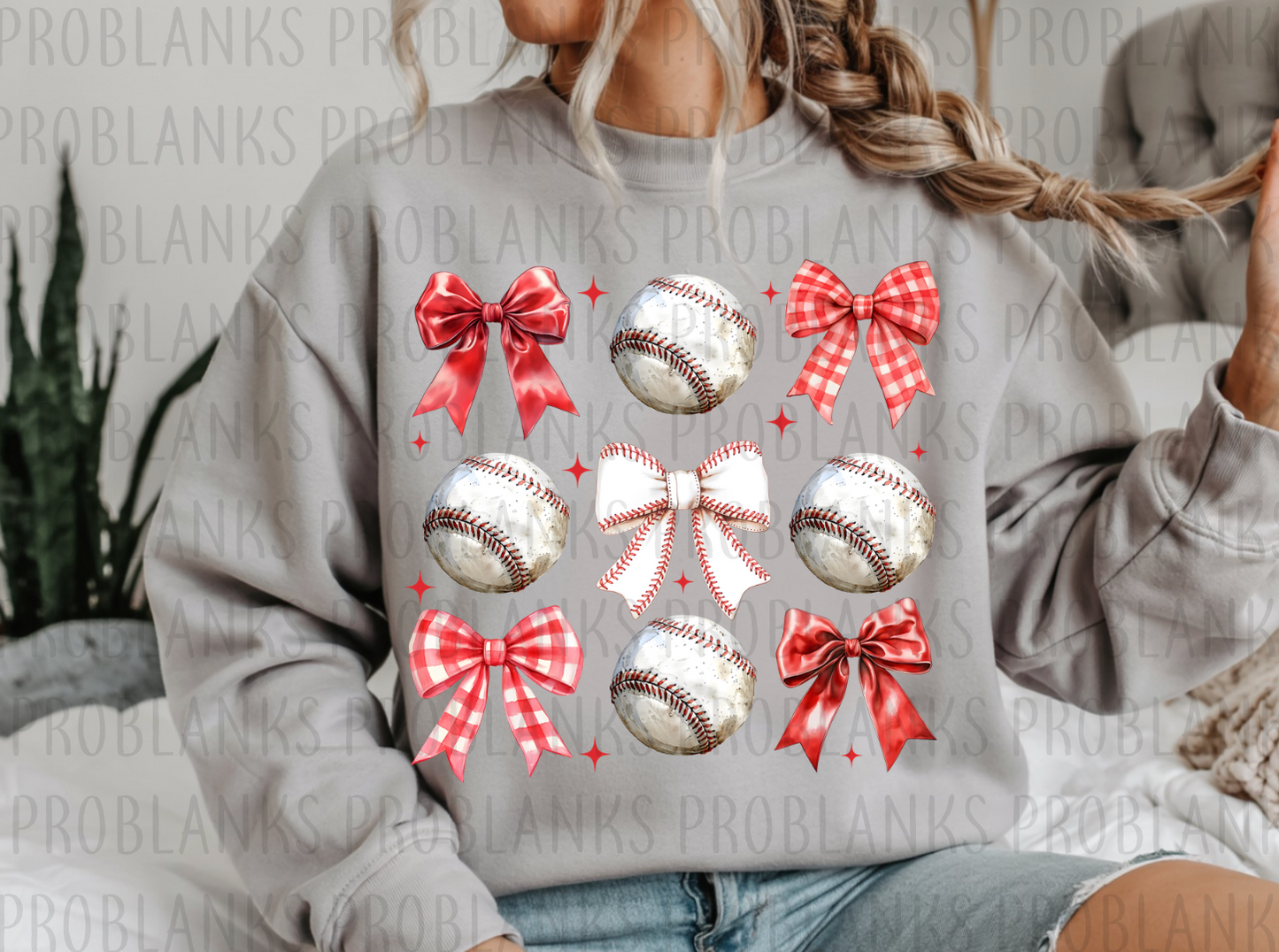 Baseball Coquette #6479 - Ready to Press DTF Transfer Full Color