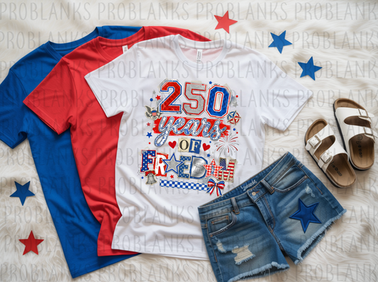 Happy Birthday America #6493 - Ready to Press DTF Transfer Full Color