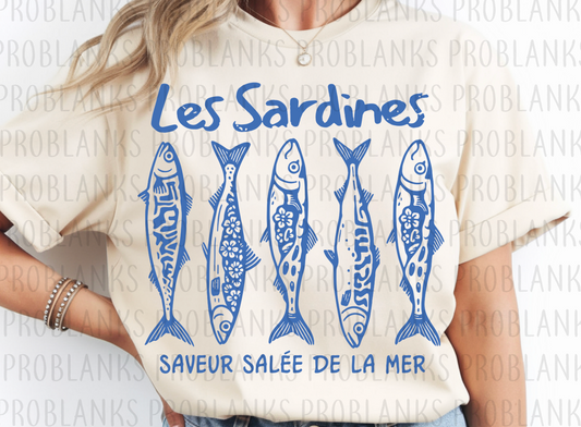 Les Sandines - Saveur Salée De La Mer #6506 - Ready to Press DTF Transfer Full Color