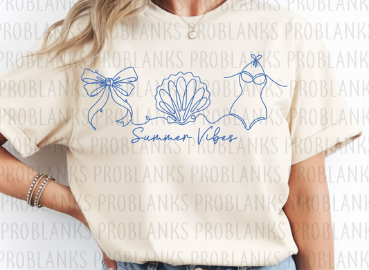 Summer Vibes #6508 - Ready to Press DTF Transfer Full Color