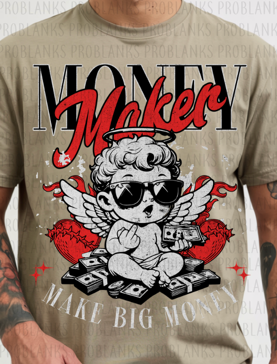 Money Maker #6530 - Ready to Press DTF Transfer Full Color