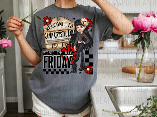 Wish It Was Friday, Bratz #6559 - Ready to Press DTF Transfer Full Color