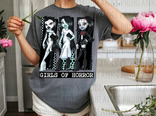 Girls of Horror #6565 - Ready to Press DTF Transfer Full Color