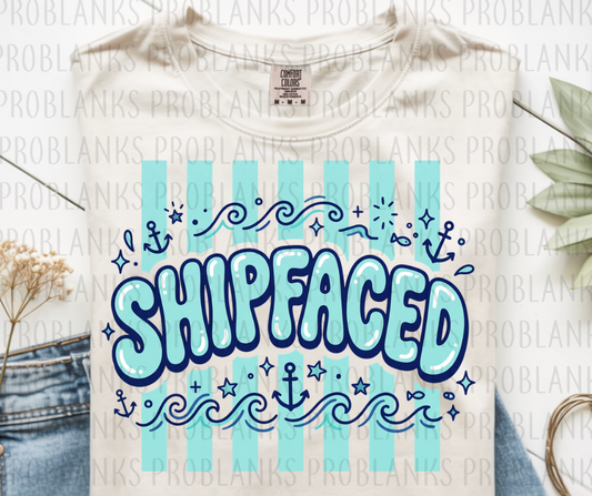 Shipfaced #6615 - Ready to Press DTF Transfer Full Color