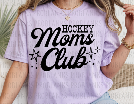 Hockey Moms Club #6672 - Ready to Press DTF Transfer Full Color