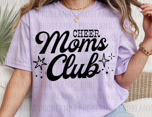 Cheer Moms Club #6669 - Ready to Press DTF Transfer Full Color