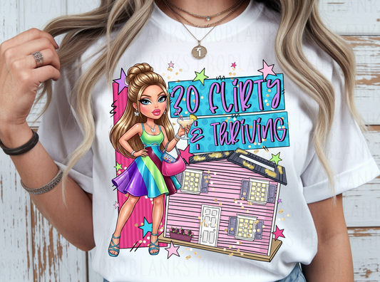 30 Flirty & Thriving Bratz #6734 - Ready to Press DTF Transfer Full Color
