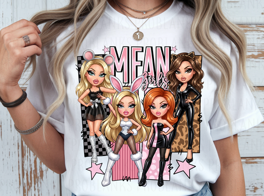 Mean Girl Bratz #6738 - Ready to Press DTF Transfer Full Color