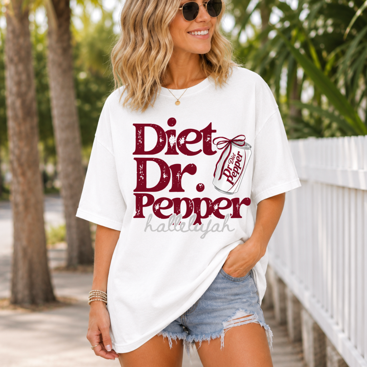 Diet Dr Pepper Hallelujah #6793 - Ready to Press DTF Transfer Full Color