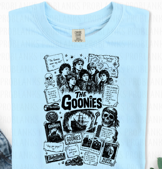 Goonies Collage #6899 - Ready to Press DTF Transfer Full Color