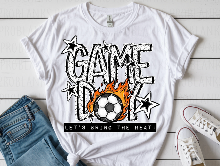 Soccer Game Day #6962 - Ready to Press DTF Transfer Full Color