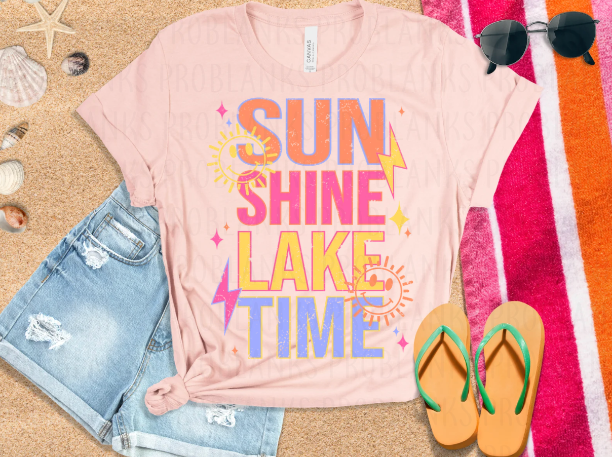 Sunshine Lake Time - $2 Transfer Thursday - ADULT 11 Inch Transfer