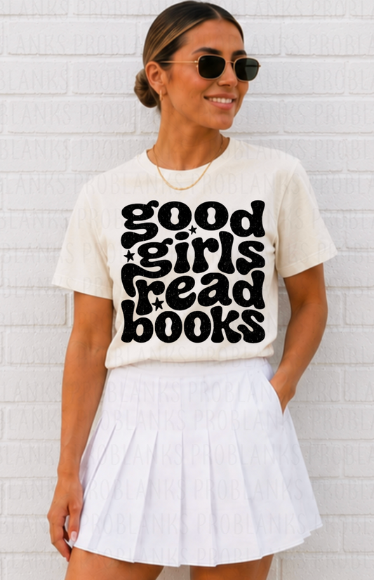 Good Girls Read Books #7042 - Ready to Press DTF Transfer Full Color