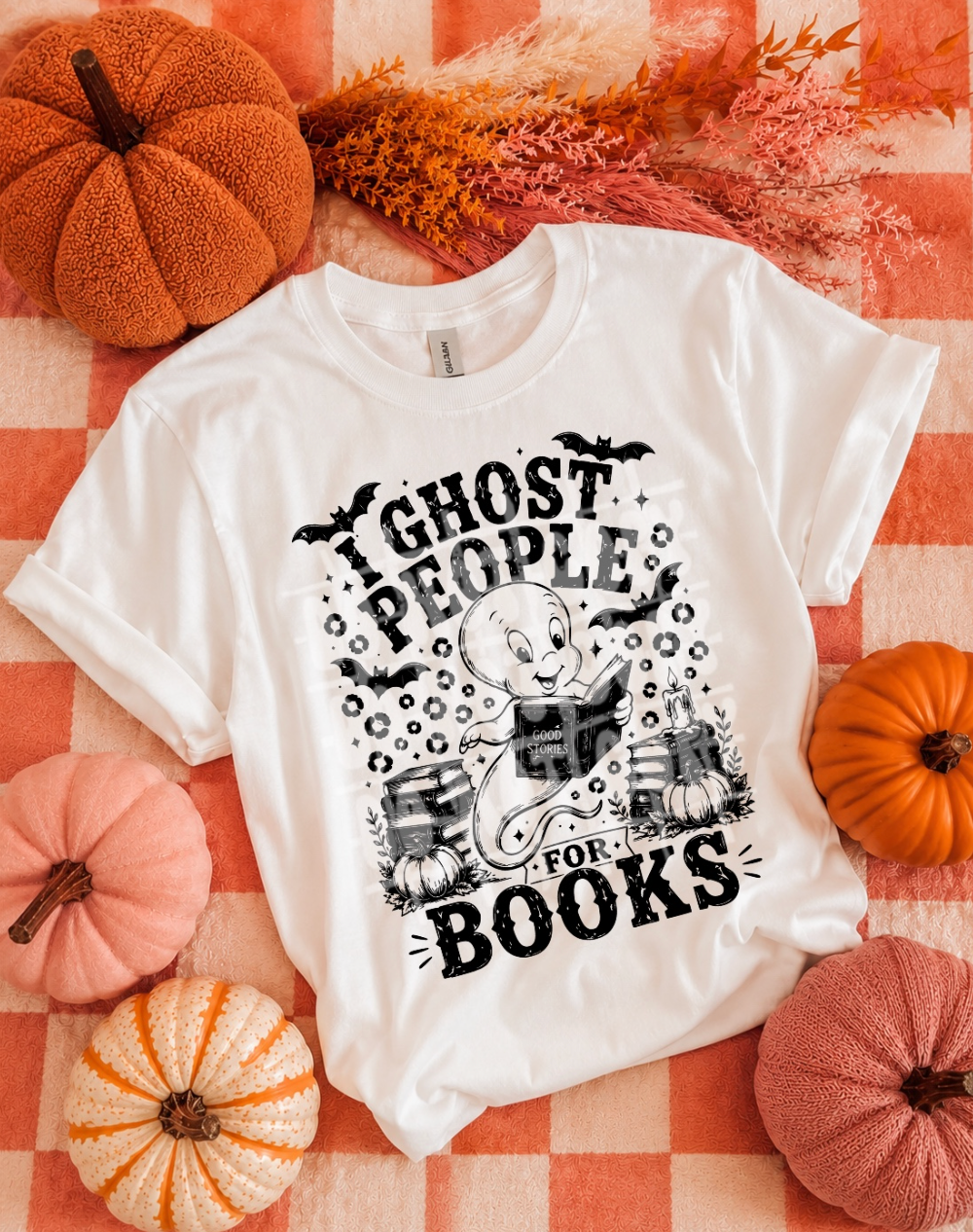 I Ghost People For Books #7079 - Ready to Press DTF Transfer Full Color