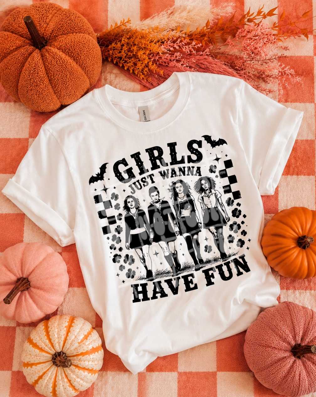 Girls Just Wanna Have Fun #7077 - Ready to Press DTF Transfer Full Color