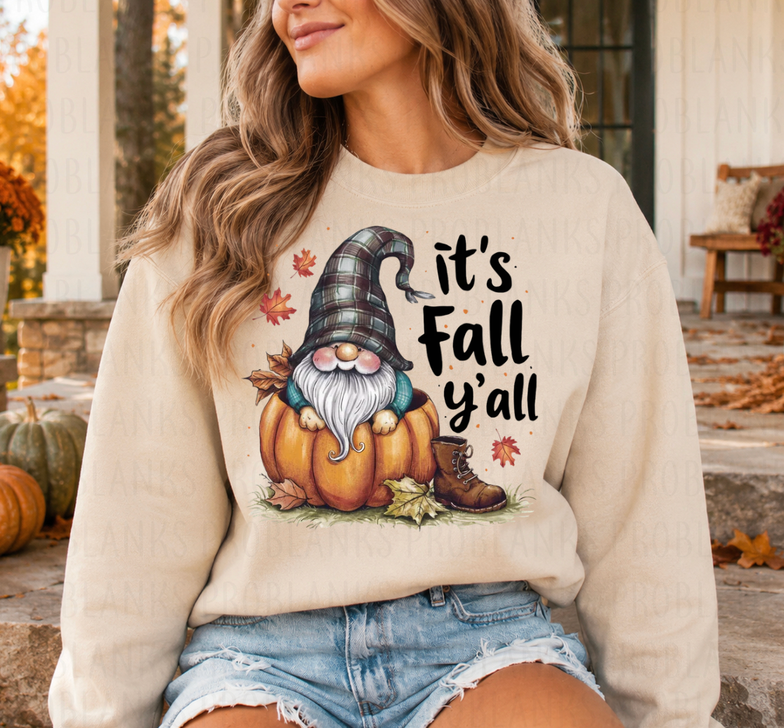 It's Fall Y'all  - $2 Transfer Thursday - ADULT 11 Inch Transfer