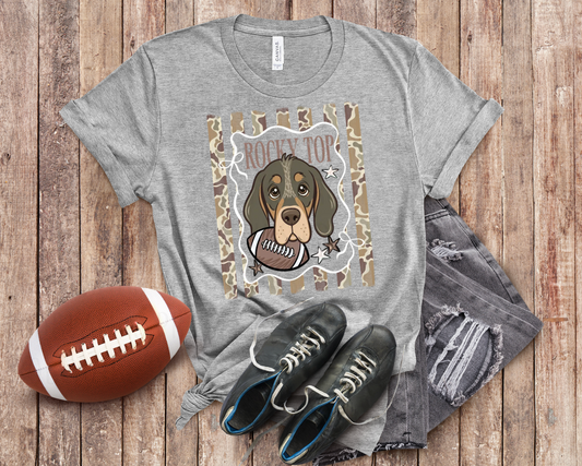 Tennessee Rocky Top Camo - #7098 - Ready to Press DTF Transfer Full Color