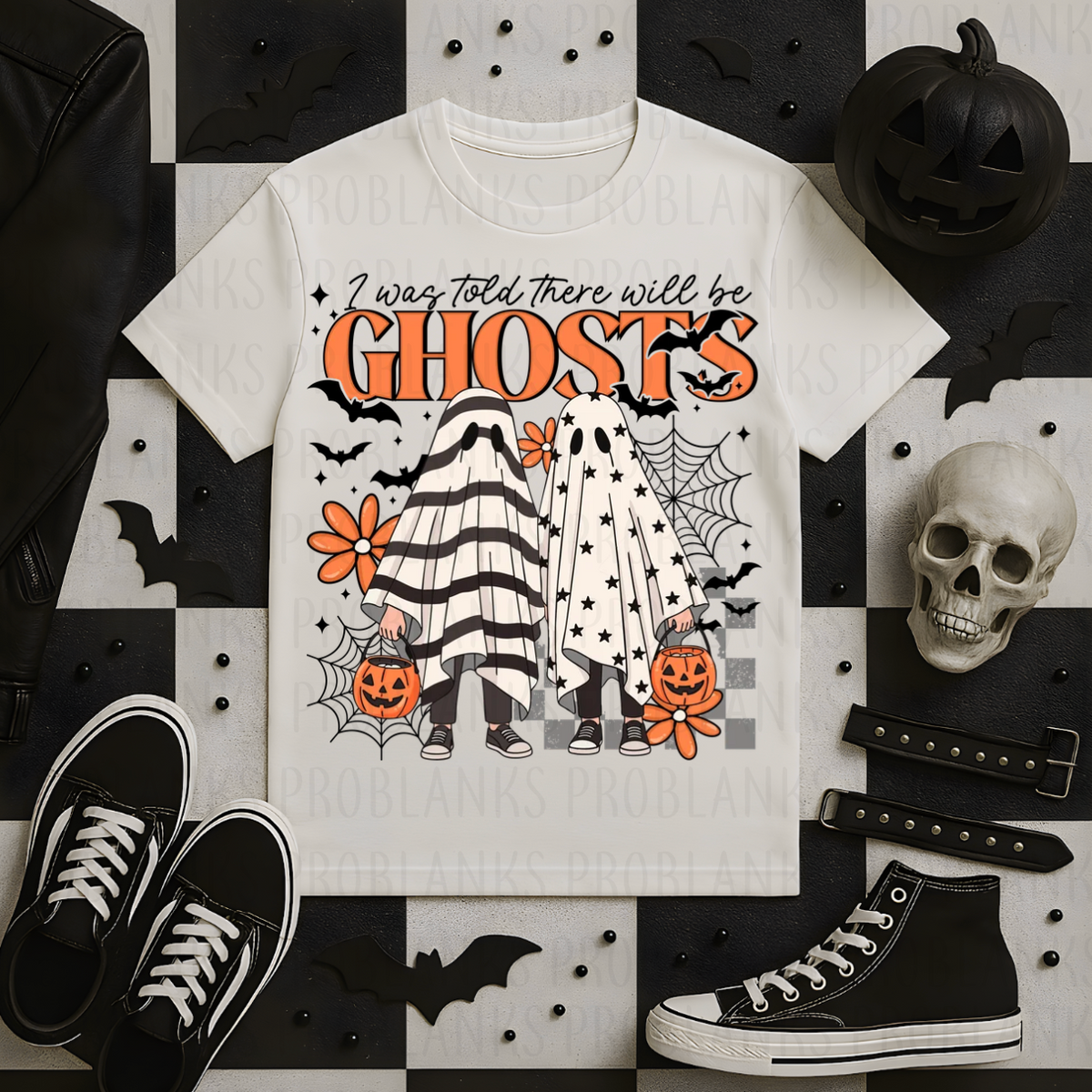 I Was Told There Will Be Ghosts #7124 - Ready to Press DTF Transfer Full Color