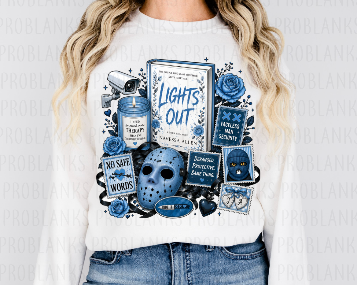 Lights Out #7155 - Ready to Press DTF Transfer Full Color