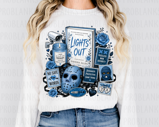 Lights Out #7155 - Ready to Press DTF Transfer Full Color