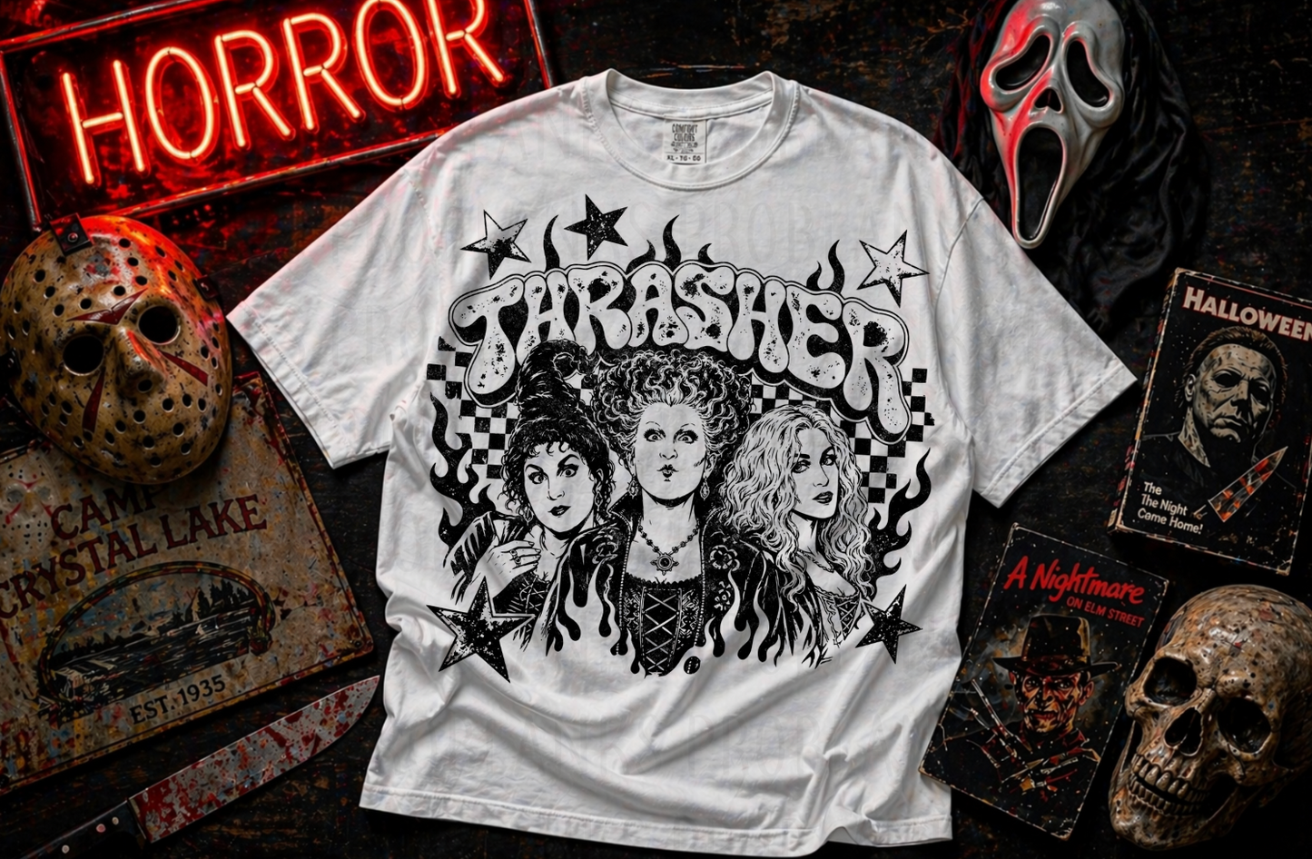 Thrasher Hocus Pocus #7171 - Ready to Press DTF Transfer Full Color