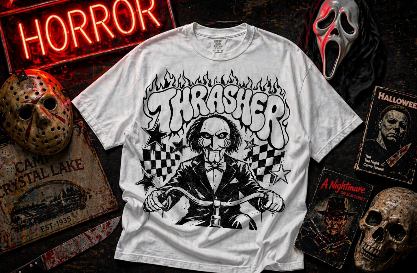 Thrasher Billy #7170 - Ready to Press DTF Transfer Full Color