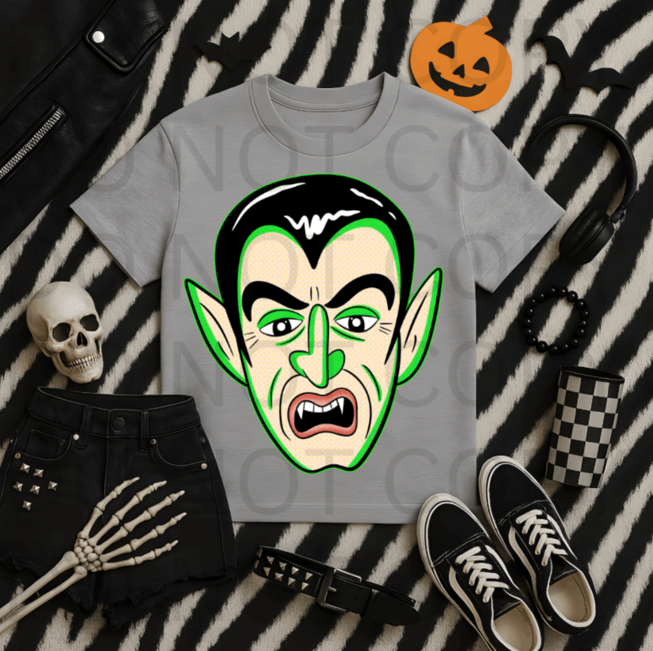 Vintage Dracula - $2 Transfer Thursday - ADULT 11 Inch Transfer