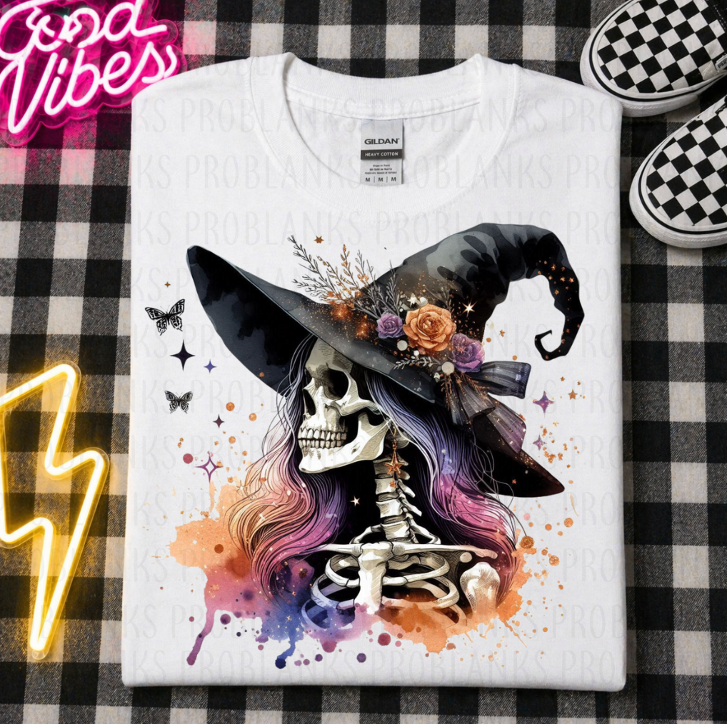 Skeleton Witch - $2 Transfer Thursday - ADULT 11 Inch Transfer