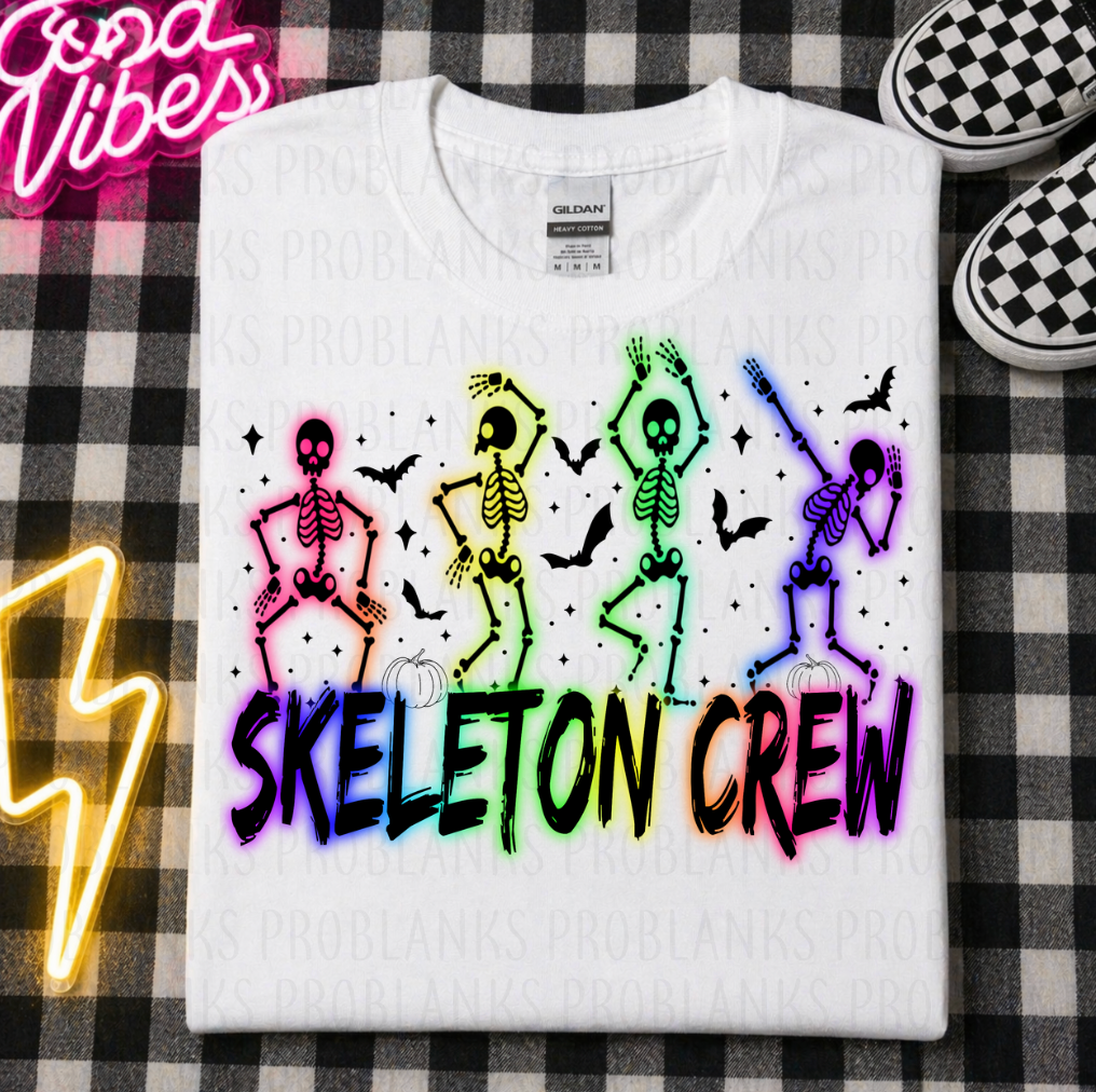 Skeleton Crew - $2 Transfer Thursday - ADULT 11 Inch Transfer