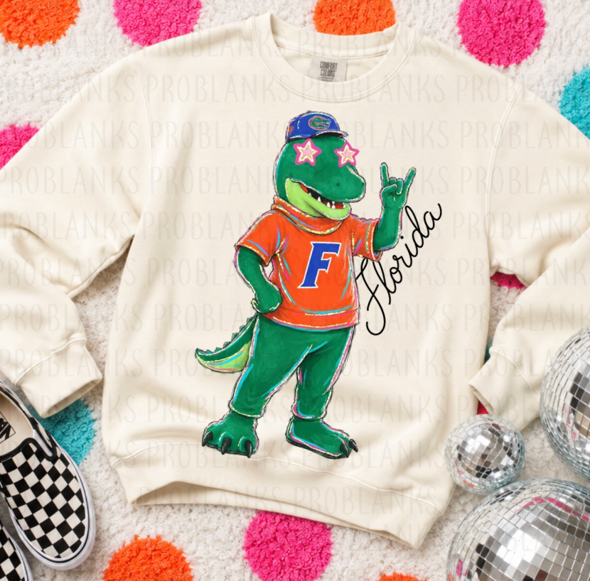 Florida Game Day #7205 - Ready to Press DTF Transfer Full Color