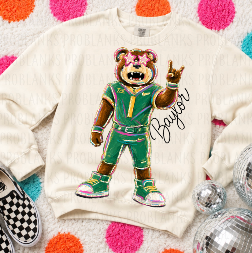 Baylor Game Day #7206 - Ready to Press DTF Transfer Full Color