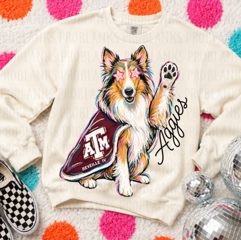 Aggies Game Day #7207 - Ready to Press DTF Transfer Full Color