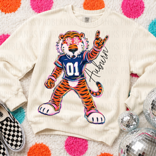 Auburn Game Day #7212 - Ready to Press DTF Transfer Full Color