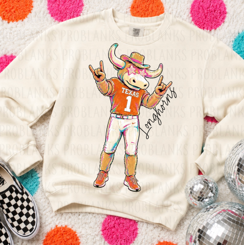 Texas Longhorns Game Day #7218 - Ready to Press DTF Transfer Full Color