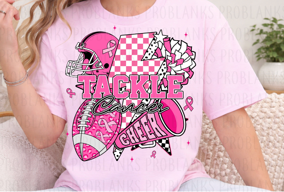 Tackle Breast Cancer - $2 Transfer Thursday - ADULT 11 Inch Transfer
