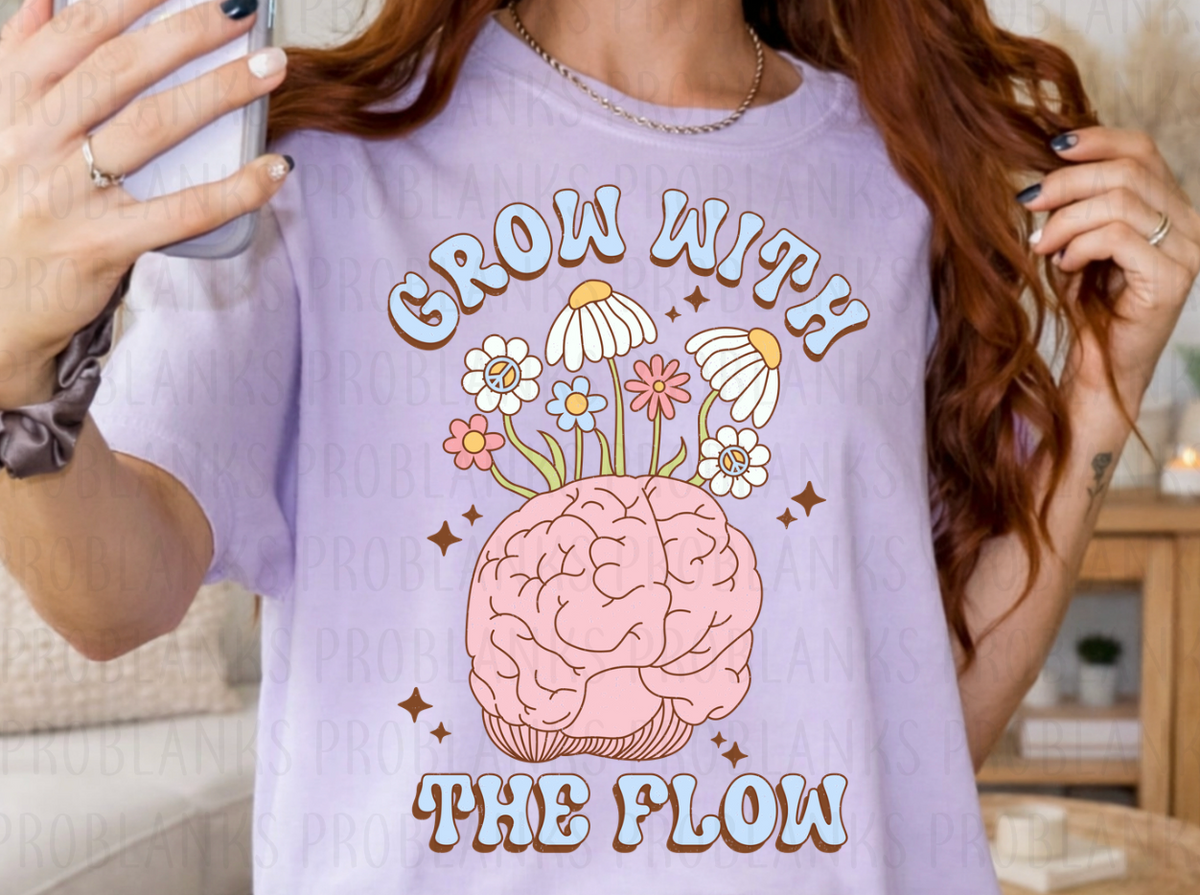 Grow With The Flow - $2 Transfer Thursday - ADULT 11 Inch Transfer