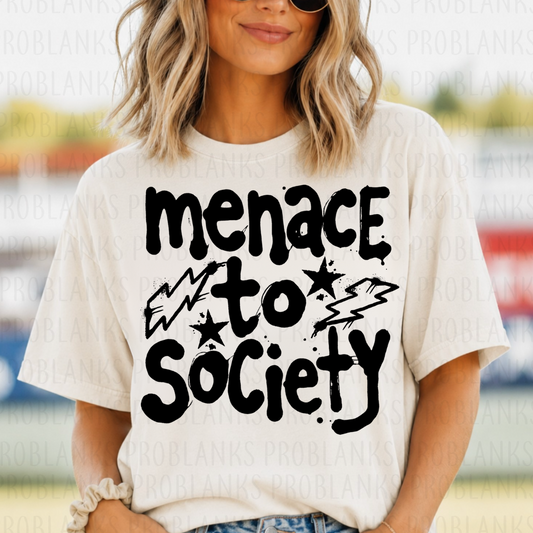 Menace To Society #7261 - Ready to Press DTF Transfer Full Color