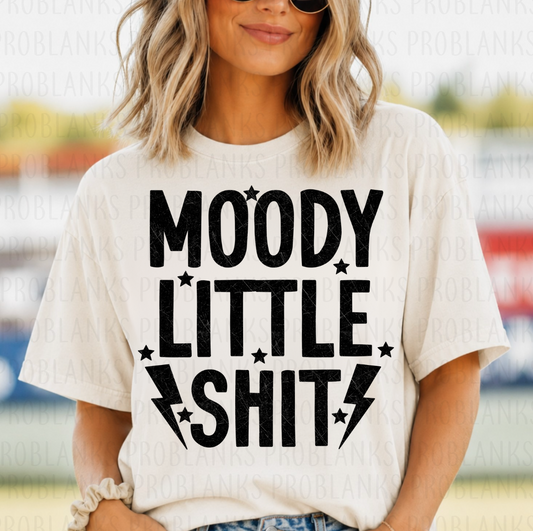 Moody Little Shit #7268 - Ready to Press DTF Transfer Full Color